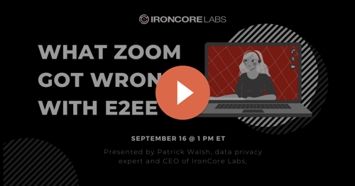 What Zoom Got Wrong With E2EE Webinar Replay